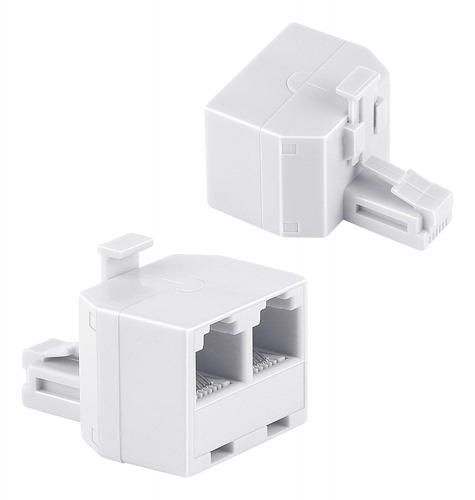 Uvital Rj11 - Adaptador De Conector De Pared Dplex De Doble