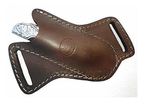 Ottonzasa Funda De Cuchillo De Cuero Hecha A Mano Con Funda 