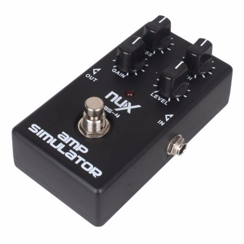 Pedal De Guitarra Nux As-4 Amp Simulador Novo Cx.