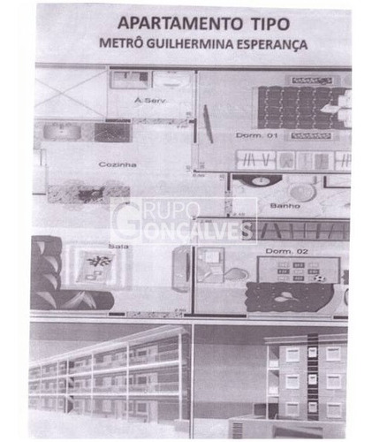 Imagem 5 de 5 de Apartamento Para Venda Bairro Vila Guilhermina, 2 Dorm, 50,00 M2, Cobertura Com Churrasqueira, Sem Vaga De Garagem - Código: 4258