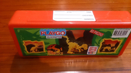 Playgo Linea Jurassica  Velociraptor  Basa Nuevo - Imatoys