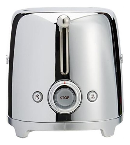 Tostadora Retro Smeg De 2 Rebanadas (cromada)