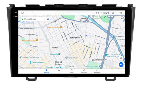 Central Multimidia Crv 05/11 9p Carplay 4gb 64gb Android 14