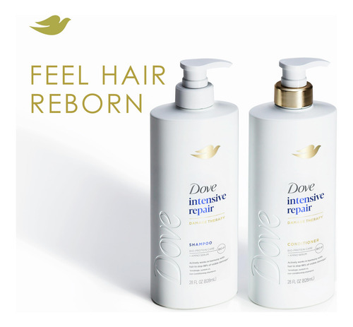 Champú Dove Intensive Repair Para Cabello Dañado 828ml