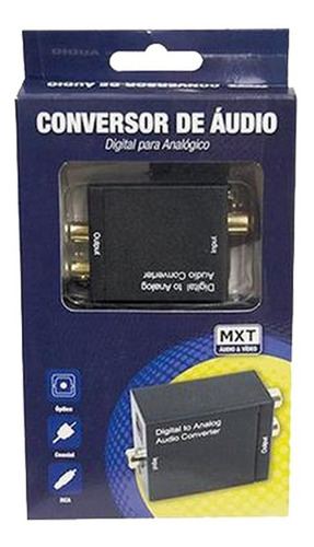 Imagem 6 de 8 de Conversor De Áudio Digital Para Analógico Óptico P/ Rca Mxt