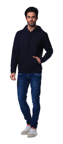 Blusa Masculina Moletom Casaco Blusão Canguru Com Nf