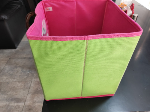 Cubo Cajón Cesta De Tela Organizador 28x28x26cm (Usado)