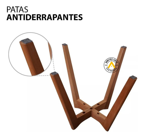 Pack 2 Sillas Eames Tulip Estructura de la silla Rosa