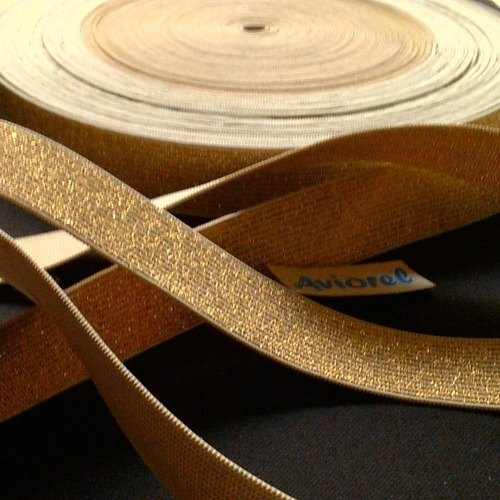 Aia-1031 Elástico Con Lurex 25 Mm Por 50 Mts