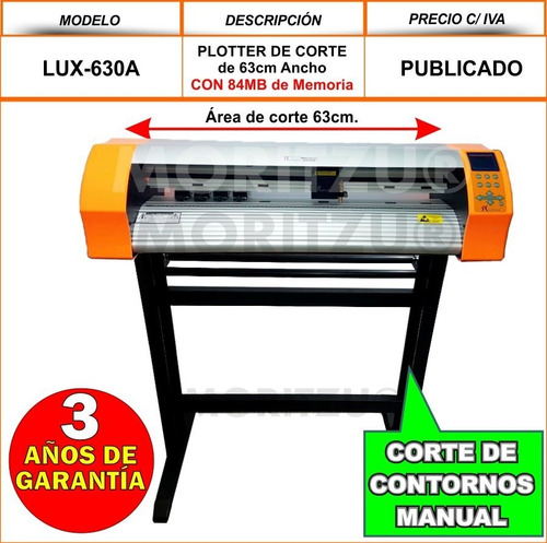 Plotter De Corte Contorno + Software Corel 63 Garant Moritzu