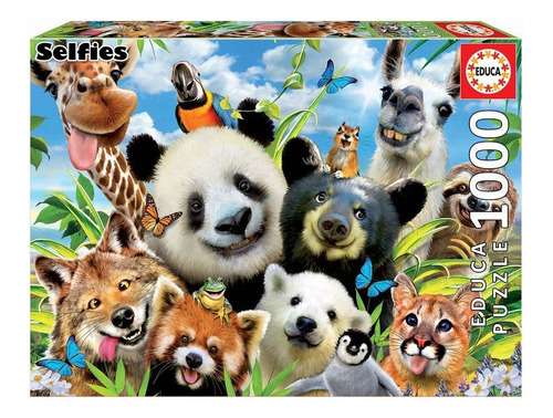 Puzzle Rompecabeza 1000 Pzas Llama Drama Selfie Educa 18117