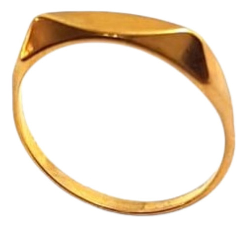 Anillo Laminado En Oro 18k Diseño Para Mujer Joya Rommanel