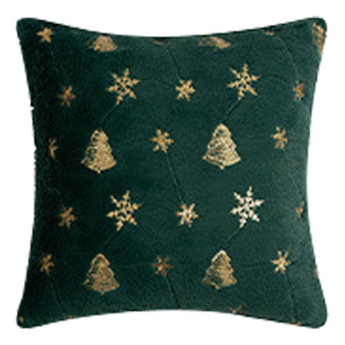 Funda De Cojín Bordada Con Forma De Árbol De Navidad Con For