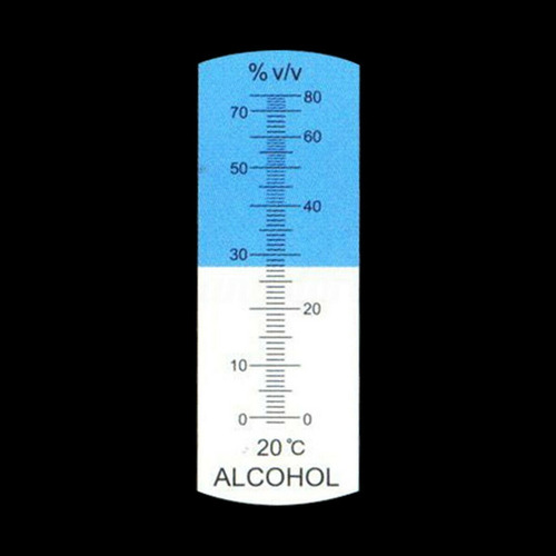 Refractometro De Alcohol 0% - 80% Destilados Y Geles