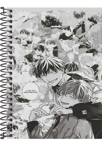 Caderno 20 Matérias Anime Given A2