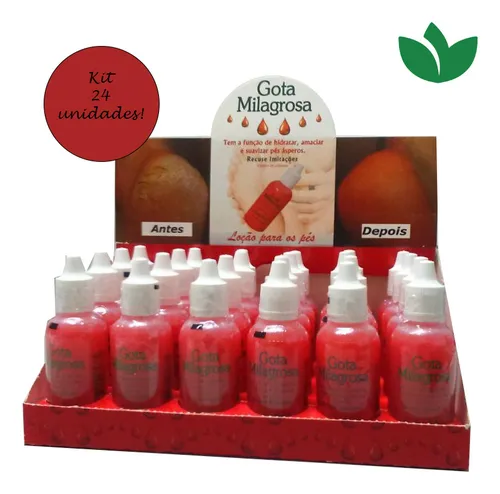 comprar  Kit Com 24 Gota Milagrosa 30ml +  Expositor Natty Vida 
