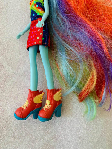 Muñeca Equestria Girl Rainbow Dash My Little Pony 24 Cm (Usado)