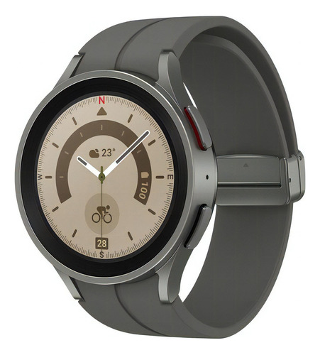 Smartwatch Samsung Galaxy Watch5 Pro Sm-r920n 45mm Color de la caja Blanco Color de la malla Titan Color del bisel Titan