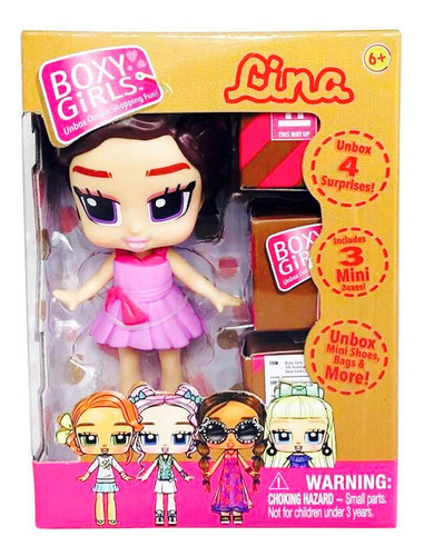 Boxy Girls 486it Mini Lina Multicolor Juguete De Peluche