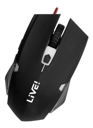 Mouse Gamer Retroiluminado 6d Base Metal 2400 Dpi Live! 916