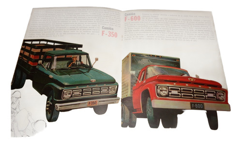 Ford Pick Up F100 Y Camiones Catalogo De Venta Original (Usado)