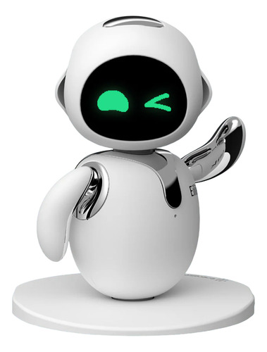 Juguete Robot Eilik Inteligencia Artificial Silver Chrome