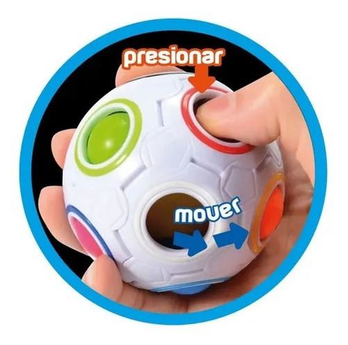 Imagen 5 de 6 de Pelota Smart Ball Presiona Gira Y Gana Original Ditoys 2449