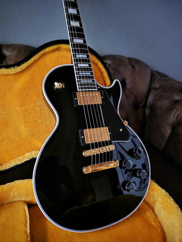Gibson Custom Shop Les Paul Custom Ebony 2025 Diestro Ebony Ébano (Usado)