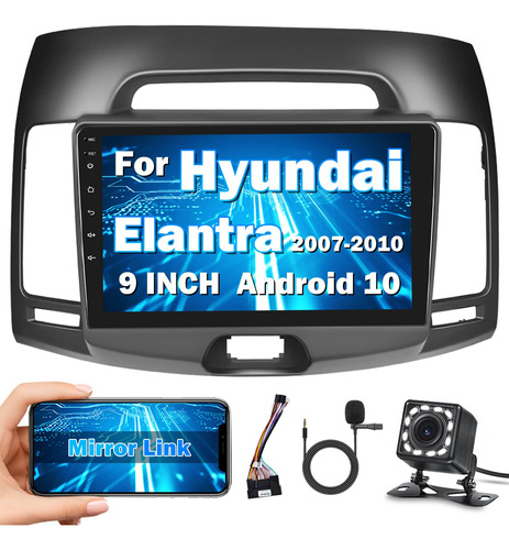 Para Hyundai Elantra Radio 2007-2010, Android 10 Reproductor