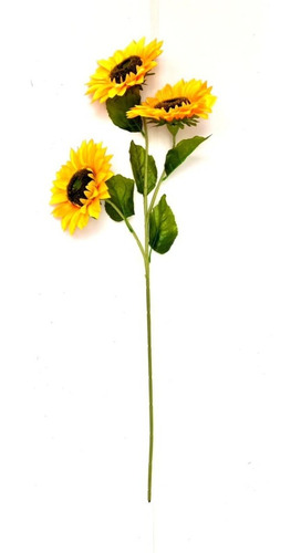 Girasol Artificial X3 Flores Plantas Artificiales