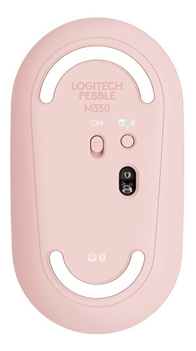 Imagen 4 de 4 de Mouse inalámbrico Logitech Pebble M350 rosa