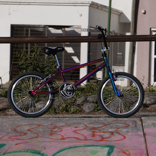Bicicleta bmx freestyle SLP Freestyle BMX F3 2024 R20 color tornasolado