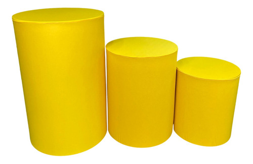 Trio Capas De Cilindros Amarelo