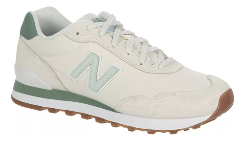 Tenis New Balance 515 Mod. 403080 Off White Blanco Mujer / J