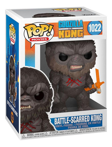 Figura De Accion Battle Scarred Kong 1022 Godzilla Vs. Kong Funko Pop Movies