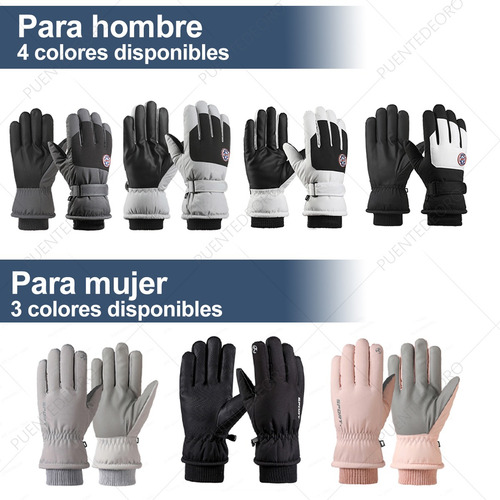 Guantes Térmicos Impermeables Touch Resistentes Deportivos