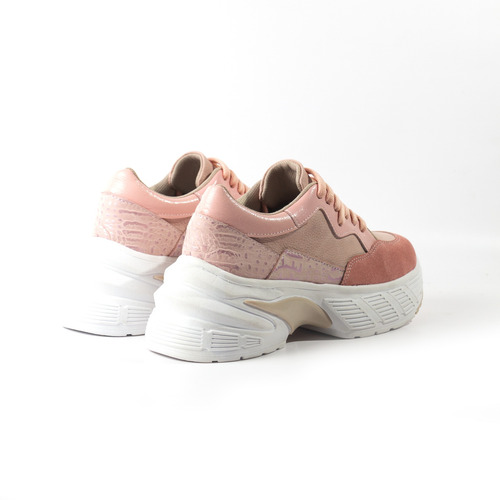 Imagen 4 de 5 de Zapatillas Mujer Plataforma Cuero Urbano Bettona Eimi