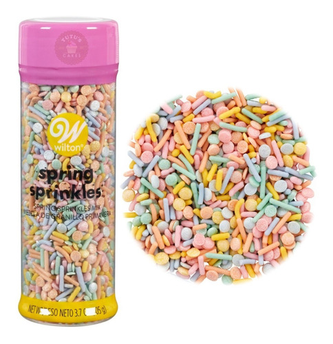 Sprinkles Surtido Perlados Pastel Comestible 105gr Wilton 