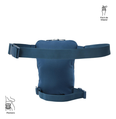 Totto Cangurera Para Pierna Con Doble Bolsillo Chill Kra Azul Lisa