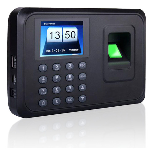 Fopnew Reloj Checador Huella Digital Dactilar Checador Biométrico
