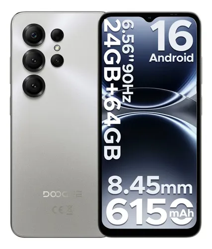 Doogee Note 56X Celular Android 16 6.56 Hd+ 90hz smartphone