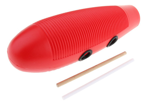 Plástico Guiro Scraper Instrument Sonido Percusión Musical