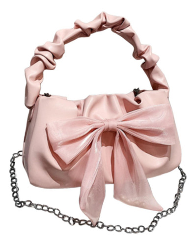 Bolso De Mano Con Lazo Para Mujer, Elegante Bolso Cruzado De