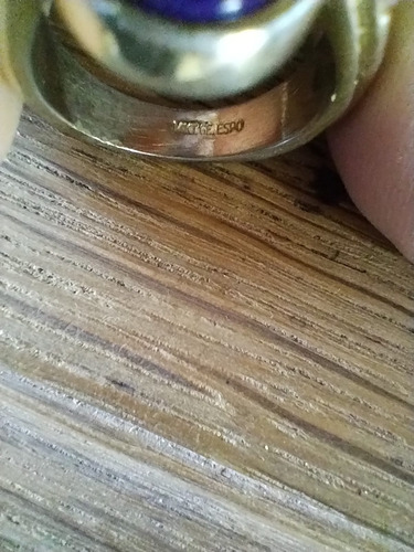 Antiguo Anillo Joseph Sposito, Camafeo Romano. Plateado 19