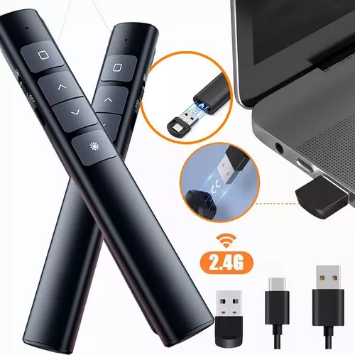 Rechargeable Wireless Laser Pointer Demonstrator 100m Usb