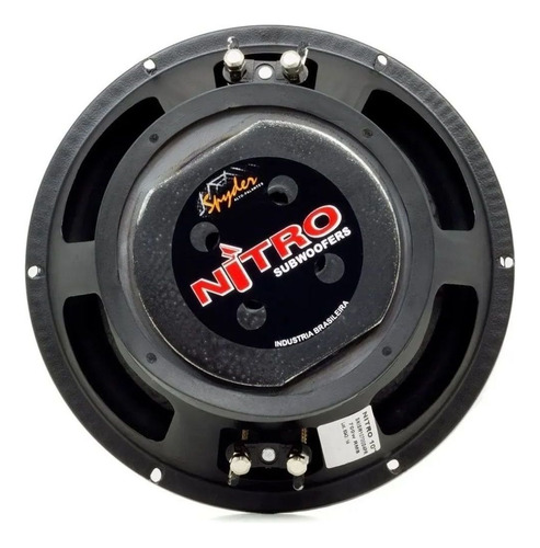 Subwoofer Spyder Nitro de 12 pulgadas 700 W Rms 4 ohmios bobina Ășnica
