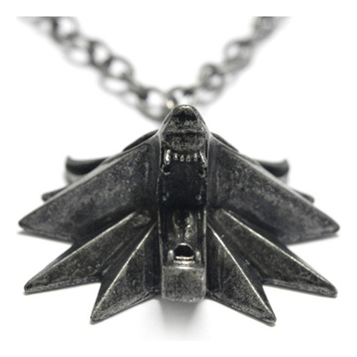 Collar Con Cabeza De Lobo The Witcher 3 Medallón Firme A