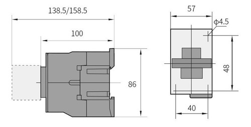 Imagem 6 de 7 de Contator Tripolar 2501 25a 3p+1nf 380v Hs