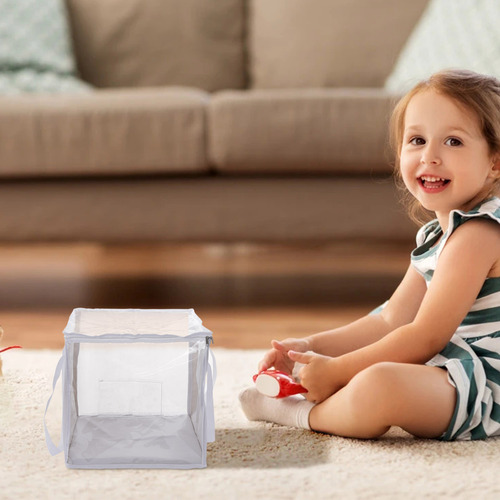 Bolsa De Almacenamiento De Pvc Extra Grande Con Cremallera P
