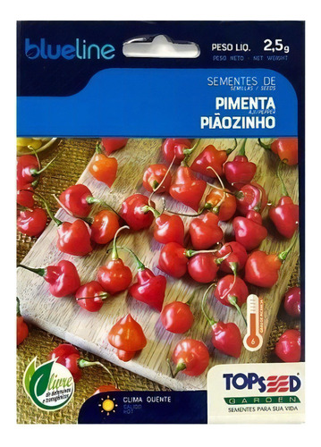 Pimenta Piãozinho - 2.5gramas De Sementes